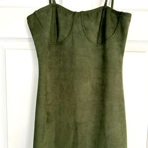 army green dress